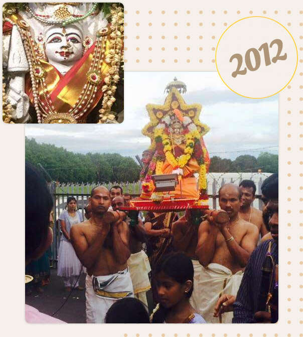 Tamil temple consecration ceremony 2012